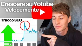 Come Crescere su Youtube Velocemente Trucco SEO🚀 [upl. by Ecerehs]