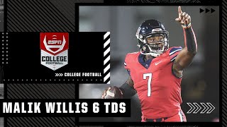 Malik Willis’ 6 TDs lead Liberty to win over Old Dominion  Full Game Highlights [upl. by Irt951]