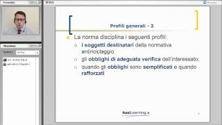 Antiriciclaggio gli obblighi per gli intermediari previsti dal DLgs 2312007 [upl. by Annairda]