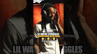 Lil Wayne opens up on struggling to make hooks 😲🤷🏽‍♂️💯 lilwayne hiphop rap rapper [upl. by Ecirted357]