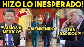 SHEINBAUM CAMBIA LA JUGADA DEJAN SOLO A EEUU CHINA SE METE REUNION EN PALACIO MEXICO AGUANTA [upl. by Annaili66]