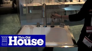 Delta Pilar Faucet with Touch Technology  This Old House [upl. by Ayetal918]