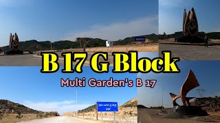 B17 G Block Updates  Proposed Motorway Interchange B17 Multi Gardens  Faisal Hills  New City [upl. by Ecire]