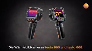 Wärmebildkamera testo 865 und testo 868 [upl. by Stratton108]