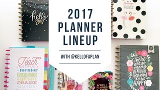 My 2017 Planner Line Up [upl. by Akcirret]