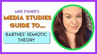 Media Studies  Roland Barthes Semiotic Theory  Simple Guide for Students And Teachers [upl. by Lamori890]