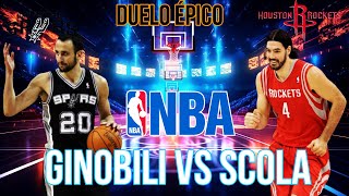 DUELO ÉPICO GINOBILI VS SCOLA NBA 20102011 [upl. by Llorrad]