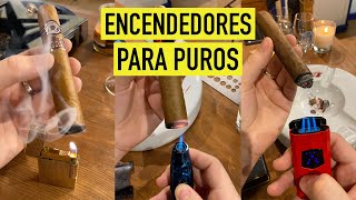 🔥 TIPOS de ENCENDEDOR para PUROS  GUÍA BÁSICA  Cigar Specialist [upl. by Amato]