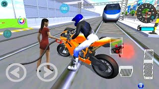 🔴LIVE✅3D Driving Class Simulator Bullet Train Vs Motorbike Bike Driving Game  Android Gameplay [upl. by Atilem]