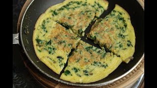 Spinach Omelet [upl. by Atilek]