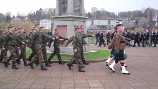 7 Scots Cenotaph War Memorial Perth Perthshire Scotland [upl. by Bonucci767]