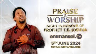 Praise and Worship in Memory of Gods servant Prophet TB Joshua  05 June 2024 LIVE [upl. by Yenatirb]