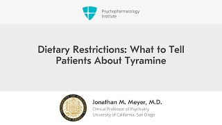 Talking to Your Patient About Tyramine [upl. by Eissak]