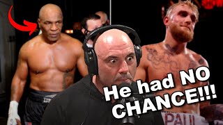 Joe Rogan reacts to Mike Tyson vs Jake Paul FIGHT [upl. by Lorak330]