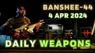 An interesting Vulpecula and a good rocket  Banshee44 Destiny 2 Gunsmith Official Weapon Inventory [upl. by Mazman]