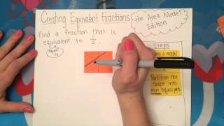 3rd Grade Math Fractions  Equivalent Fractions Using a Model NF [upl. by Holmes]