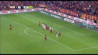 Galatasaray  Antalyaspor 11 GOL  Selçuk İnan Frikik 02102016 [upl. by Imoian253]