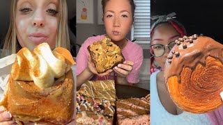 DessertsPastry Mukbang 2  Cakes Cookies and More  TikTok Compilation [upl. by Aicilas]