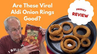 Are Aldi’s Viral Gourmet Onion Rings Worth the Hype 🤔 Let’s Find Out [upl. by Nave804]