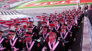 Ohio State Marching Band Up the Ramp at end of Buckeye Invitational 10 12 2013 [upl. by Drahser]