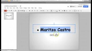 Creating PowerPoint Using Google Docs [upl. by Hotchkiss]