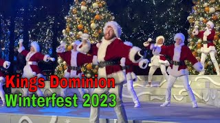 Kings Dominion WinterFest 2023  Doswell Virginia [upl. by Shepley]