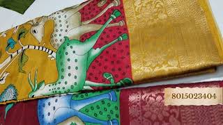 Awaited collection of Dola silk sarees at Just Rs575 😍 Kalamkari and Pichwai🔥 Wow collections‼️ [upl. by Anisamoht676]