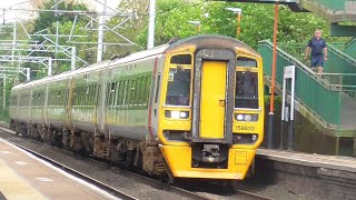 Rare A 6 Carriage 158 Seen at Marston Green  6th May 2024 [upl. by Nahamas]