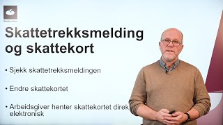 Skattetrekksmelding og skattekort [upl. by Eixela756]