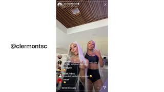 Clermont Twins on Instagram Live [upl. by Eenahs]