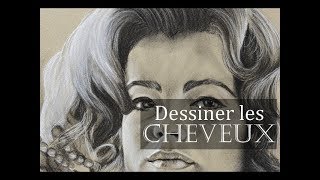 Comment dessiner les cheveux au fusain par Cindy Barillet [upl. by Zetrauq314]