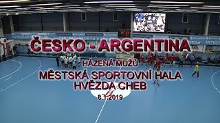 HÁZENÁ ČESKOARGENTINA 812018 CHEB [upl. by Lerret467]