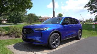 2022 Acura MDX ASpec Apex Blue Pearl [upl. by Nyleimaj]