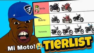 Tierlist Completo de Motos ITALIKA🇲🇽👑 [upl. by Bakki]