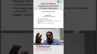 Colon amp Rectum Large Bowel Obstruction amp Pseudo Obstruction by Dr Shailesh Gupta [upl. by Afas]