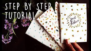 DIY NOTEBOOKS from scratch  no stitching [upl. by Sivolc]