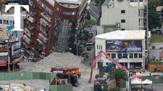 LIVE Taiwan earthquake Rescue efforts continue in Hualien [upl. by Leggat]