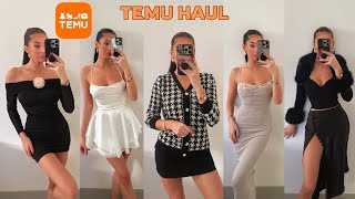 HUGE TEMU TRY ON HAUL CLOTHING JEWERLY [upl. by Eetsim635]