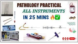 Pathology Practicals  All Instruments kept For Practical In 25 Mins  Identification  Uses [upl. by Papagena]