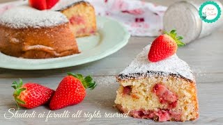 TORTA YOGURT E FRAGOLE senza bilancia velocissima [upl. by Ameerahs]