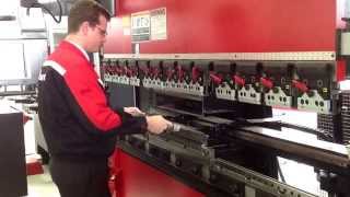 Amada Hydraulic Press Brake preview [upl. by Eeladnerb]