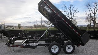 6 X 12 CAM Superline 10K Heavy Duty Low Profile Dump Trailer For Sale [upl. by Borer]