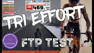 ZWIFT 20 Minute FTP Test  300w Target  IRONMAN Training Mid Season  TRI EFFORT [upl. by Mettah]