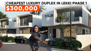 Touring The Most Affordable Luxury Duplexes In Lekki Phase 1 Lagos  300000 Lekki Foreshore [upl. by Natsyrt]