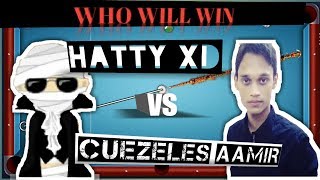 Hatty xd vs cuezeles aamir WHO WILL WIN 8 BALL POOL AMAZING TRICKSHOTs [upl. by Mccallion737]