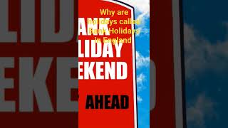 Why holidays are called Bank Holidays in England [upl. by Gaskin]