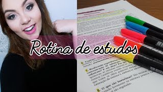 CEDERJ Minha rotina de estudo l Bruna Luna ♡ [upl. by Anera]