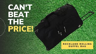 Rockland Large Rolling Duffelbag Review [upl. by Hufnagel40]