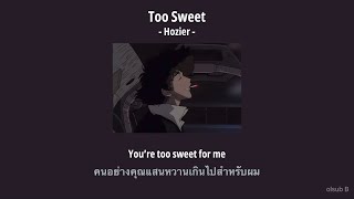 Too Sweet  Hozier LyricsThaisubแปลไทย ซับไทย [upl. by Katherin]