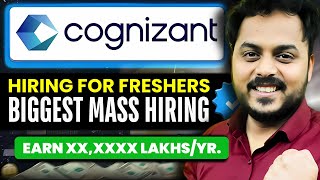 Finally Cognizant Mass Hiring Announced💪  OFF Campus Drive  Fresher Jobs🔥 [upl. by Aidaas]